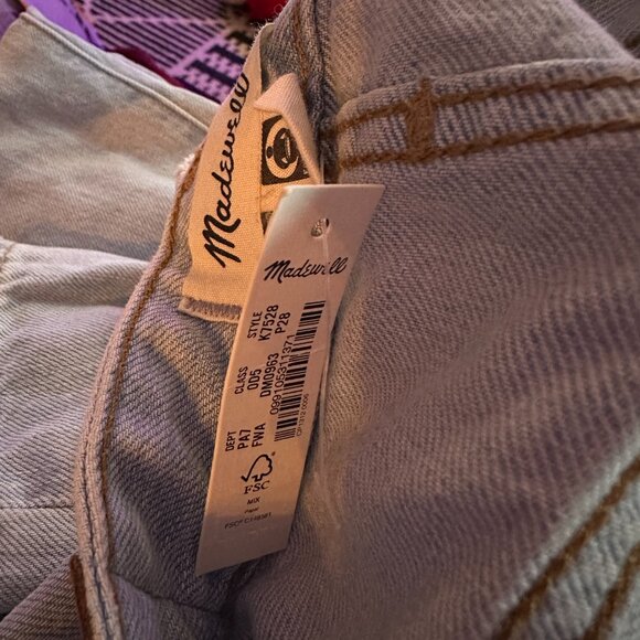 Madewell‎ The Curvy Perfect Vintage Jean Chestnut Wash size 28P - Picture 7 of 9